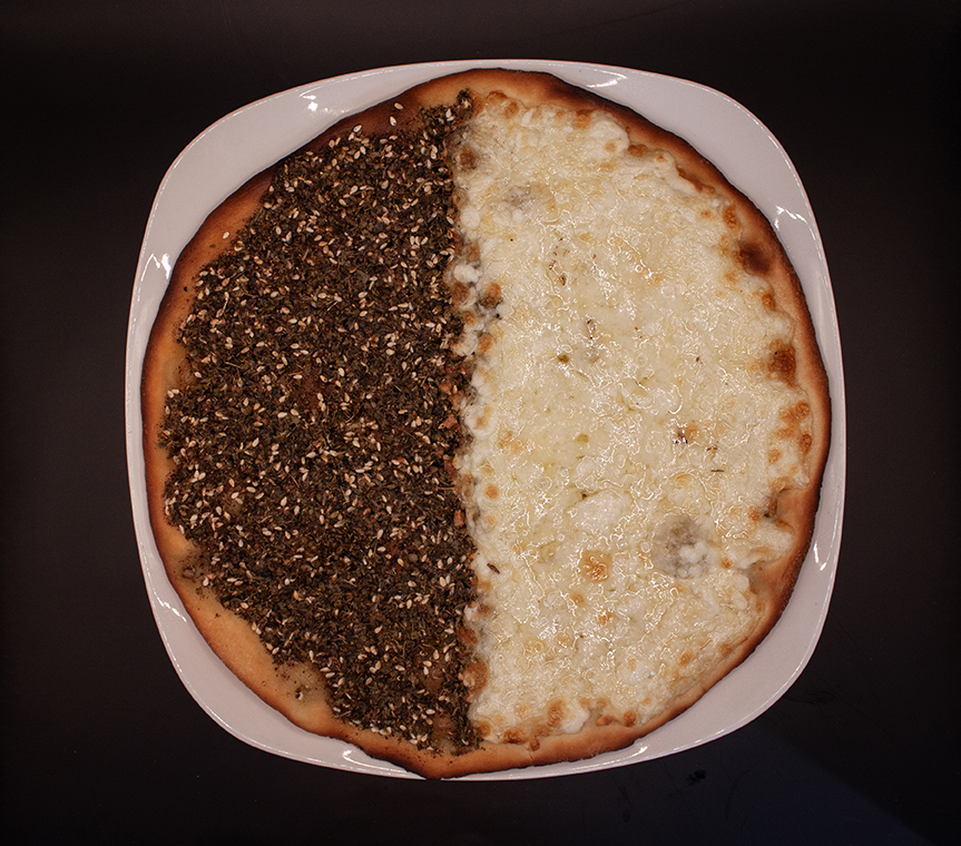 cheese and zaatar bread in houston